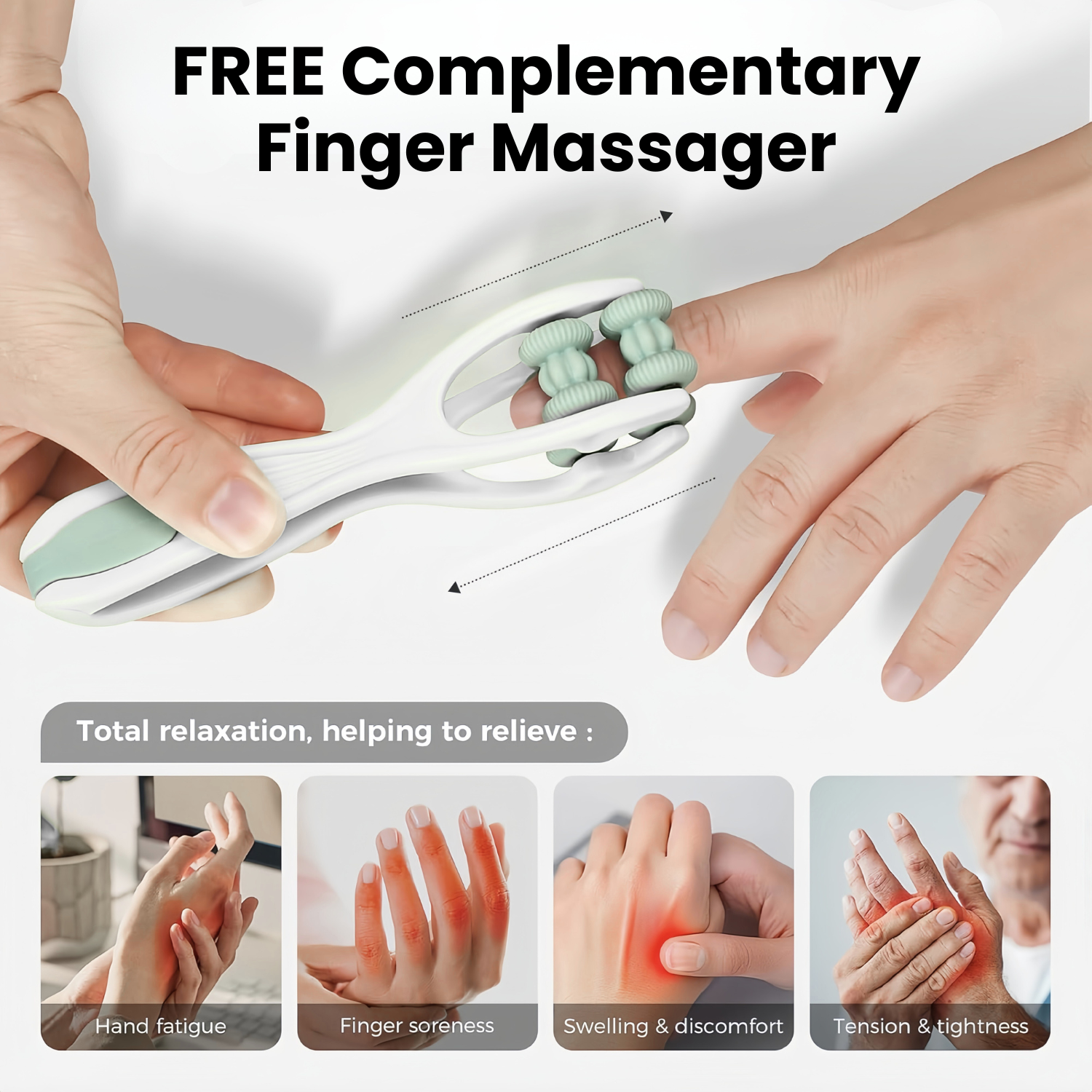 Neurivo™ Hand Massager - Support for Joint, Inflammation & Pain