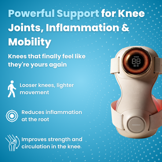 Therapeutic Knee Massager with Intelligent Massage Modes