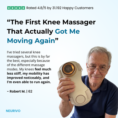 Therapeutic Knee Massager with Intelligent Massage Modes