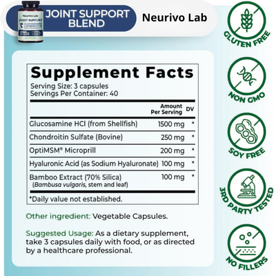 Glucosamine Chondroitin MSM Capsules (2150 mg)