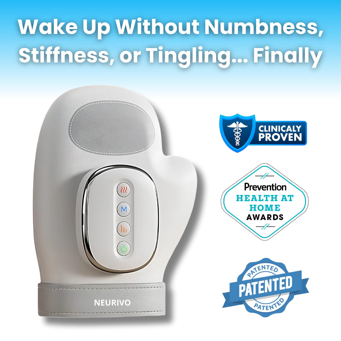 Neurivo™ Hand Massager - Support for Joint, Inflammation & Pain