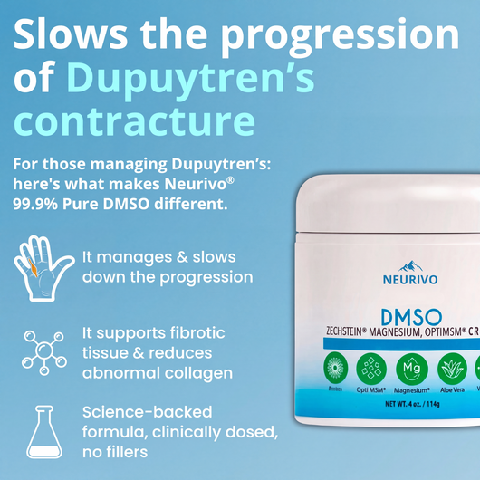 99.9% Pure DMSO for Dupuytren's Contracture